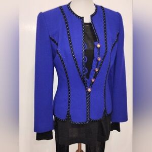 VINTAGE ALBERTO MALAKI ROYAL PURPLE JACKET